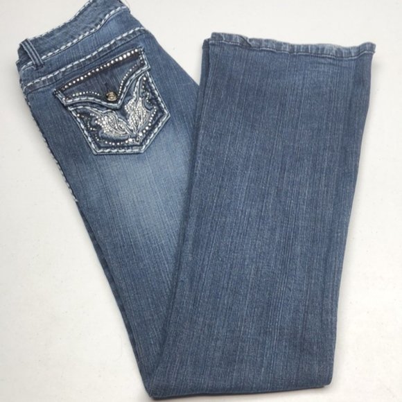 VINTAGE CELLO FLARE BOOTCUT JEANS 9/30x33 😎 - Picture 5 of 13